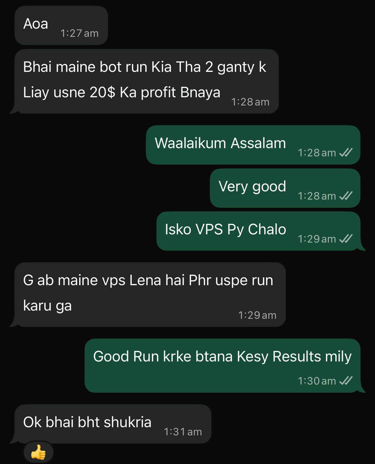 Customer review